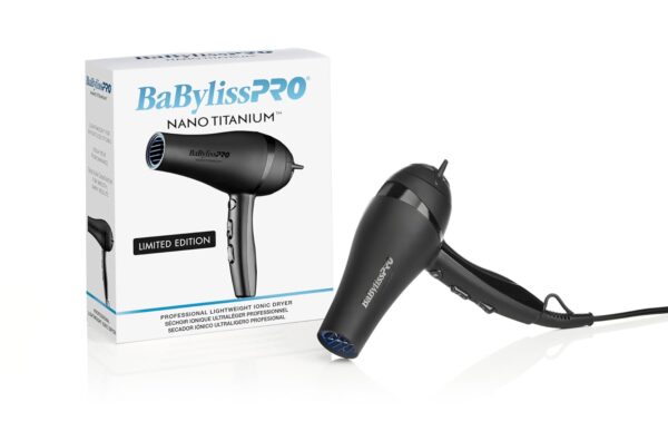 BaBylissPRO Hair Dryer, Nano Titanium 2000-Watt Blow Dryer, Professional/Ionic - Image 6