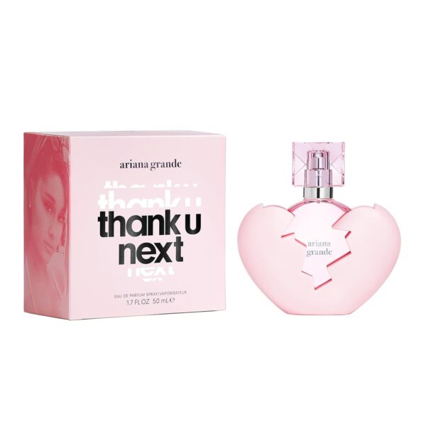 Ariana Grande Thank U Next Eau de Parfum – Floral Gourmand Musk Fragrance for Women – Women's Perfume with Notes of Coconut, Macaroon Sugar & Wild Raspberry - Image 2