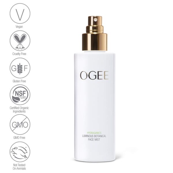 Ogee Rose Botanical Face Mist - Hydrating Vegan Organic Moisturizer - Image 2