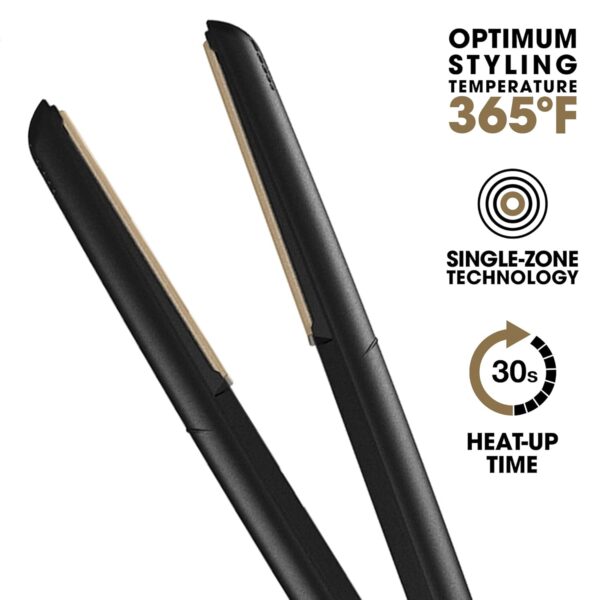 Ghd Original Styler ― 1" Flat Iron Hair Straightener, Optimum Styling Temperature for Professional Salon Quality Results, No Extreme-Heat Styling Damage, Ceramic Heat Technology ― Black - Image 4