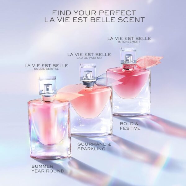 Lancôme​ La Vie Est Belle Intensément Eau de Parfum - Long Lasting Fragrance with Notes of Raspberry, Jasmine & Red Sandalwood - Warm & Floral Women's Perfume - Image 5