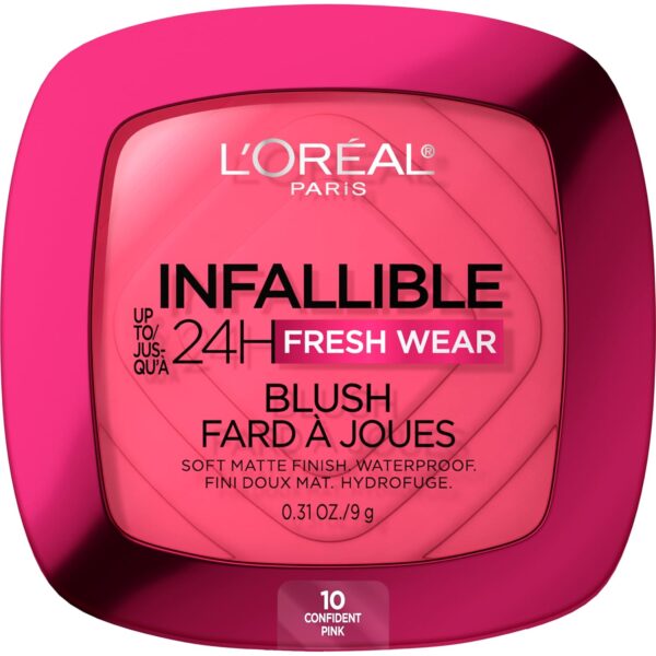 L'Oreal Paris Infallible Soft Matte Blush - Confident Pink