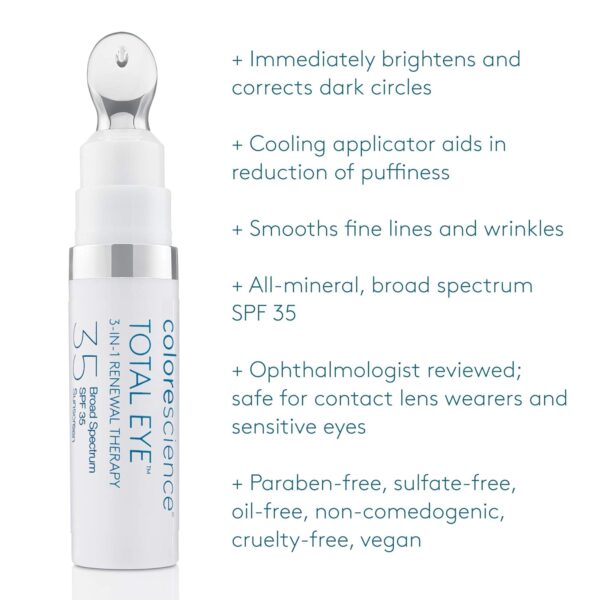 Colorescience Total Eye 3-in-1 Anti-Aging Renewal Therapy for Wrinkles & Dark Circle - Image 2