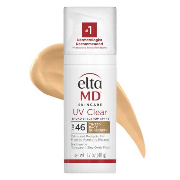 EltaMD UV Clear Tinted Sunscreen SPF 46 - Oil-Free & Zinc Oxide