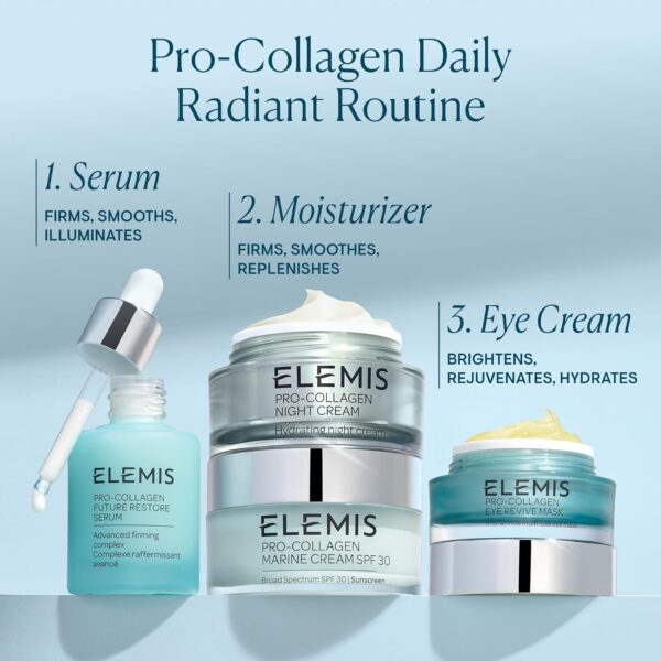 ELEMIS Pro-Collagen Night Cream for Face, Ultra Rich Nightly Facial Moisturizer - Image 3