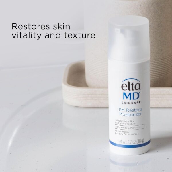 EltaMD PM Restore Moisturizer - Replenishing Night Cream for All Skin Types - Image 4