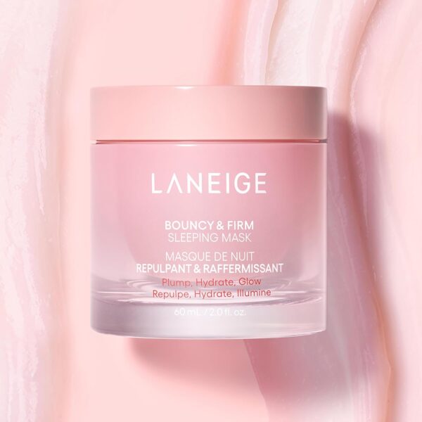 LANEIGE Bouncy and Firm Sleeping Mask - Peony & Collagen Hydration - Image 3