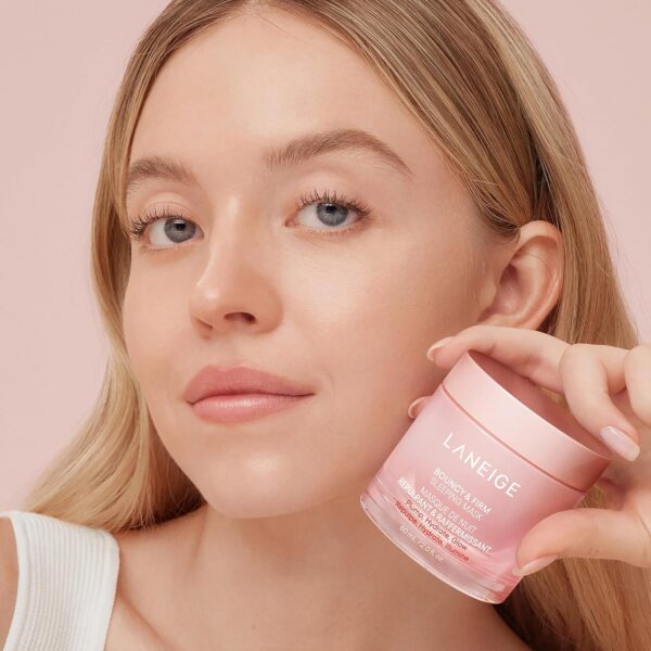 LANEIGE Bouncy and Firm Sleeping Mask - Peony & Collagen Hydration - Image 2