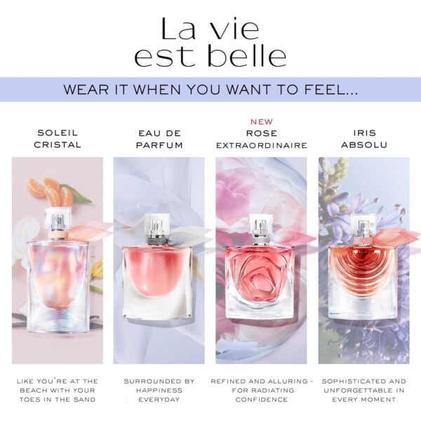 Lancôme La Vie Est Belle Rose Extraordinaire Eau de Parfum - Amazon Exclusive - Long Lasting Fragrance with Rose, Iris & Woody Musk - Warm & Floral Women's Perfume - Image 7