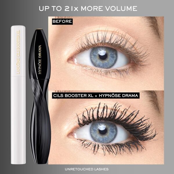 Lancôme Hypnôse Drama Extreme Volumizing Mascara - Up to 17x More Volume - Up to 24HR Wear - Ultra Black - Image 6