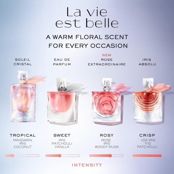 Lancôme La Vie Est Belle Eau de Parfum - Long Lasting Fragrance with Notes of Iris, Earthy Patchouli, Warm Vanilla & Spun Sugar - Floral & Sweet Women's Perfume - Image 5