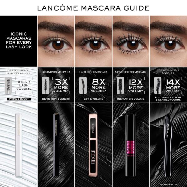 Lancôme Lash Idôle Lash-Lifting & Volumizing Mascara - Black Mascara for Instant Volume, Length & Lift - Smudge Proof & Up To 24H Wear - Black - Image 6