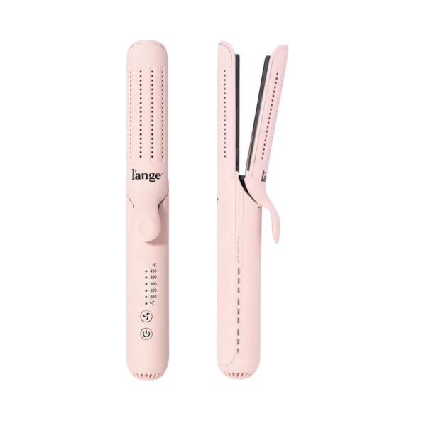 L'ANGE Le Duo 360° Airflow Styler - 2-in-1 Curling Wand & Flat Iron, Blush